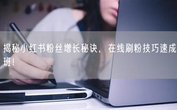 揭秘小红书粉丝增长秘诀,在线刷粉技巧速成班!
