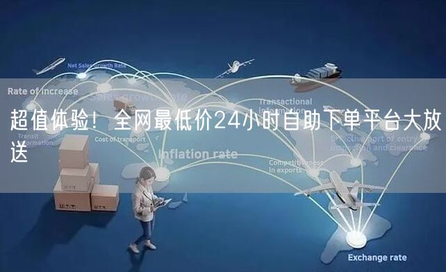 超值体验!全网最低价24小时自助下单平台大放送