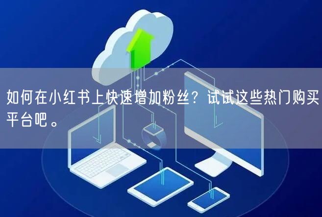 如何在小红书上快速增加粉丝？试试这些热门购买平台吧。